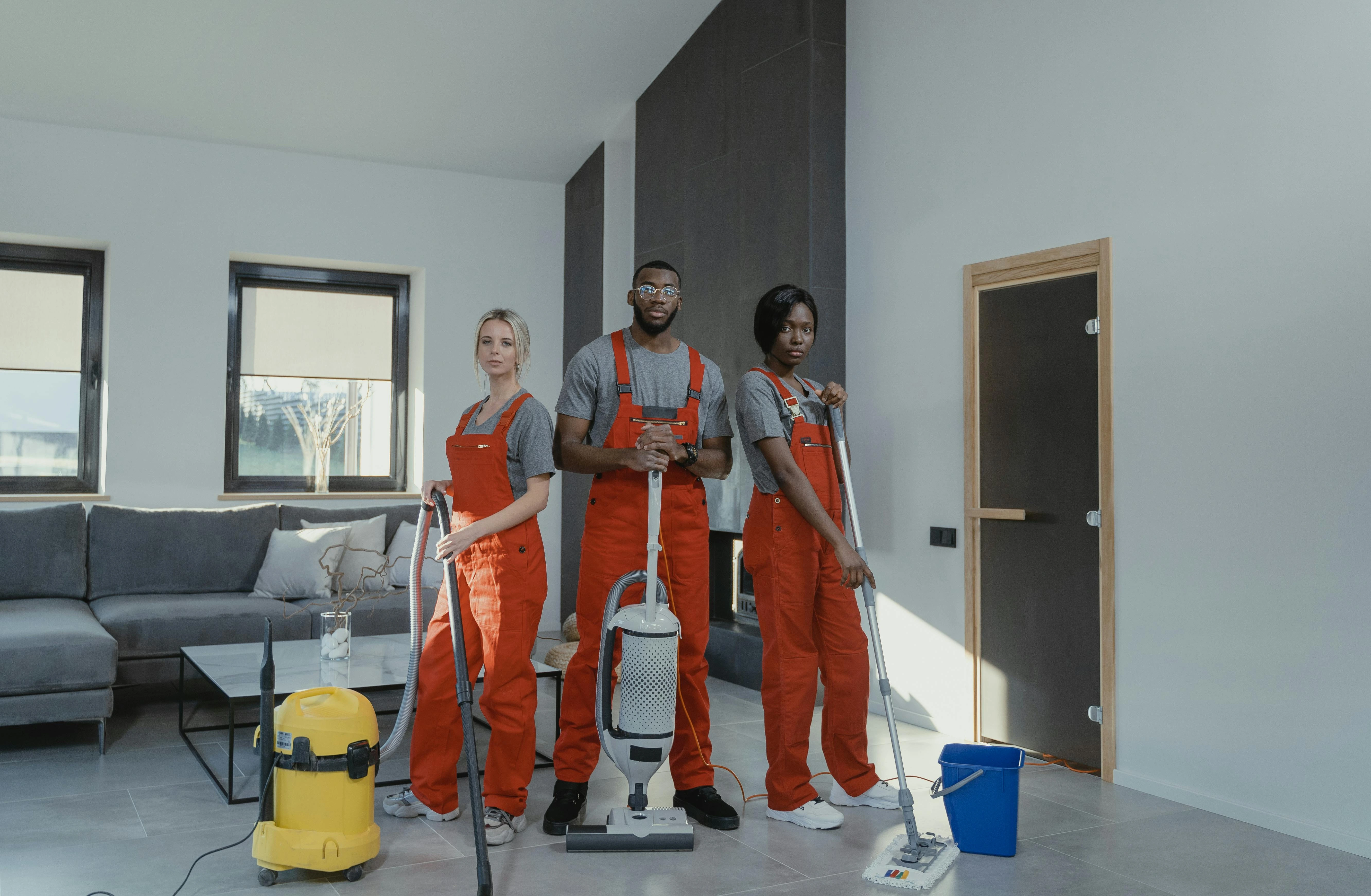Our cleaning team